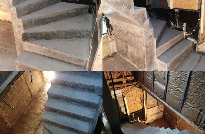 escalier beton lisieux